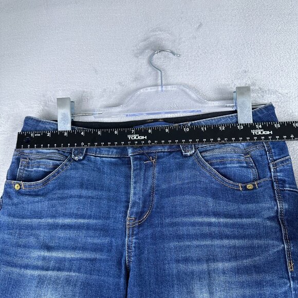 Democracy Skinny Jeans Womens Size 6 AB Solution Mid Rise B1105BKV230 Blue - Picture 7 of 12